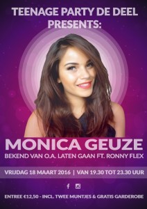 Teenage Party Monica Geuze Partycentrum de deel Nieuwleusen